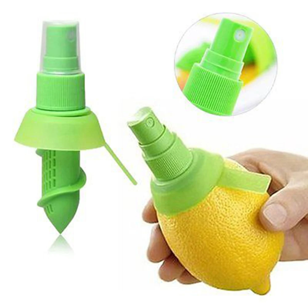 Manuelle Orangensaft Squeeze Entsafter Zitronenspray Nebel Orange Fruit Squeezer Sprayer für Salat Frischer Geschmack Küche Kochutensilien